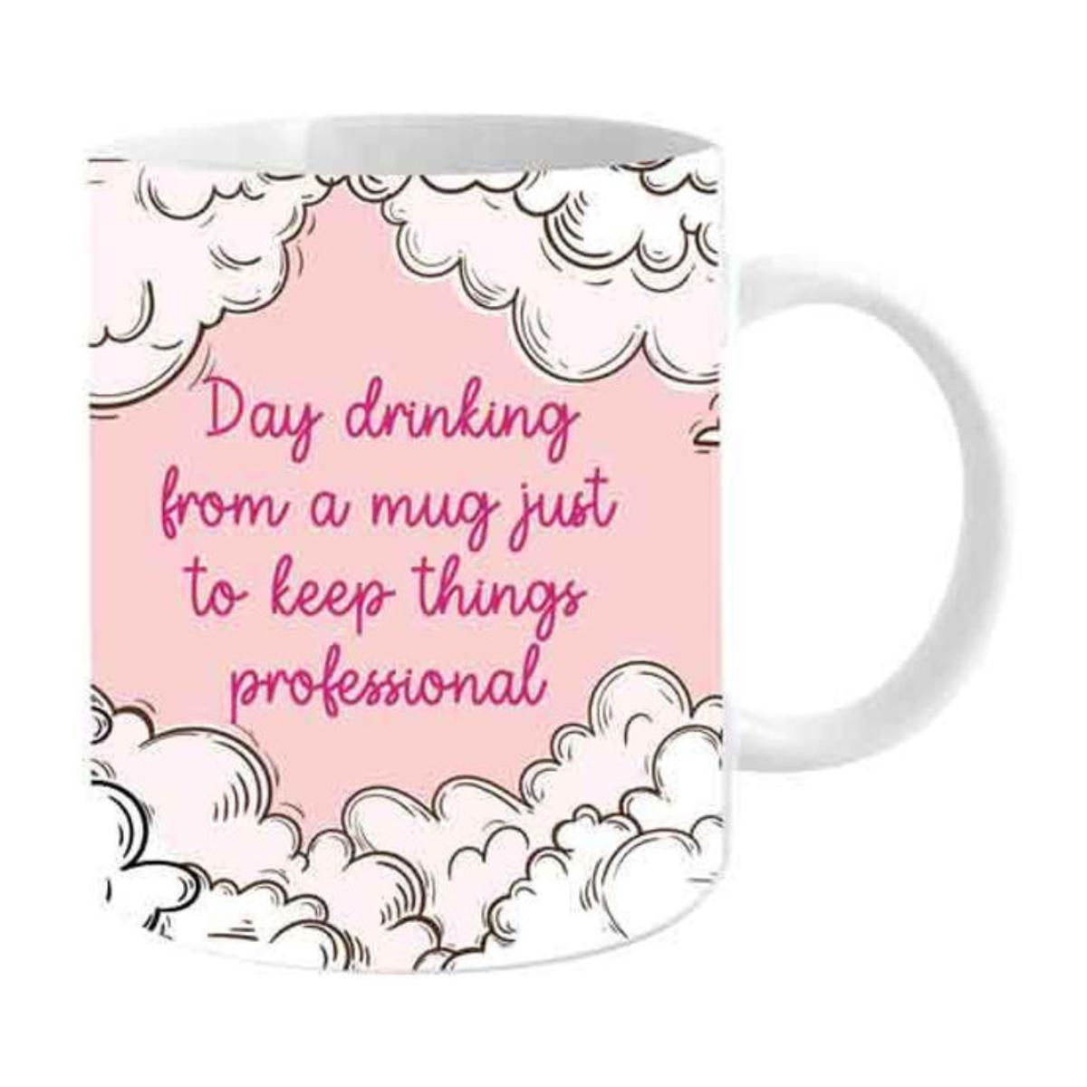 Novelty Mug Day Drinking 355ml