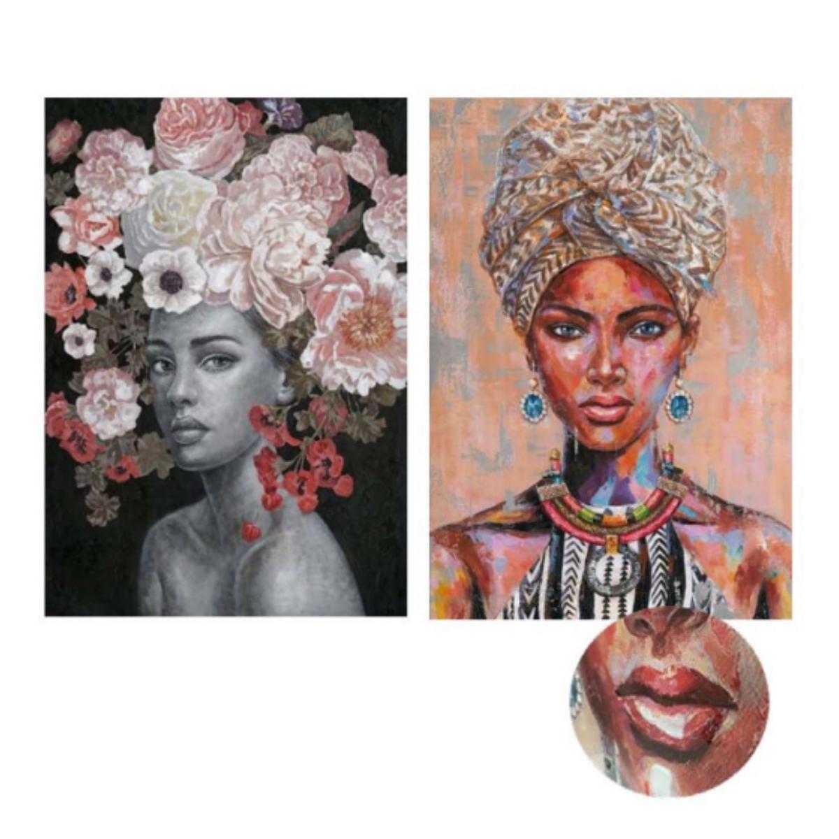 Framed Canvas Inner Goddess 70x100cm Assorted