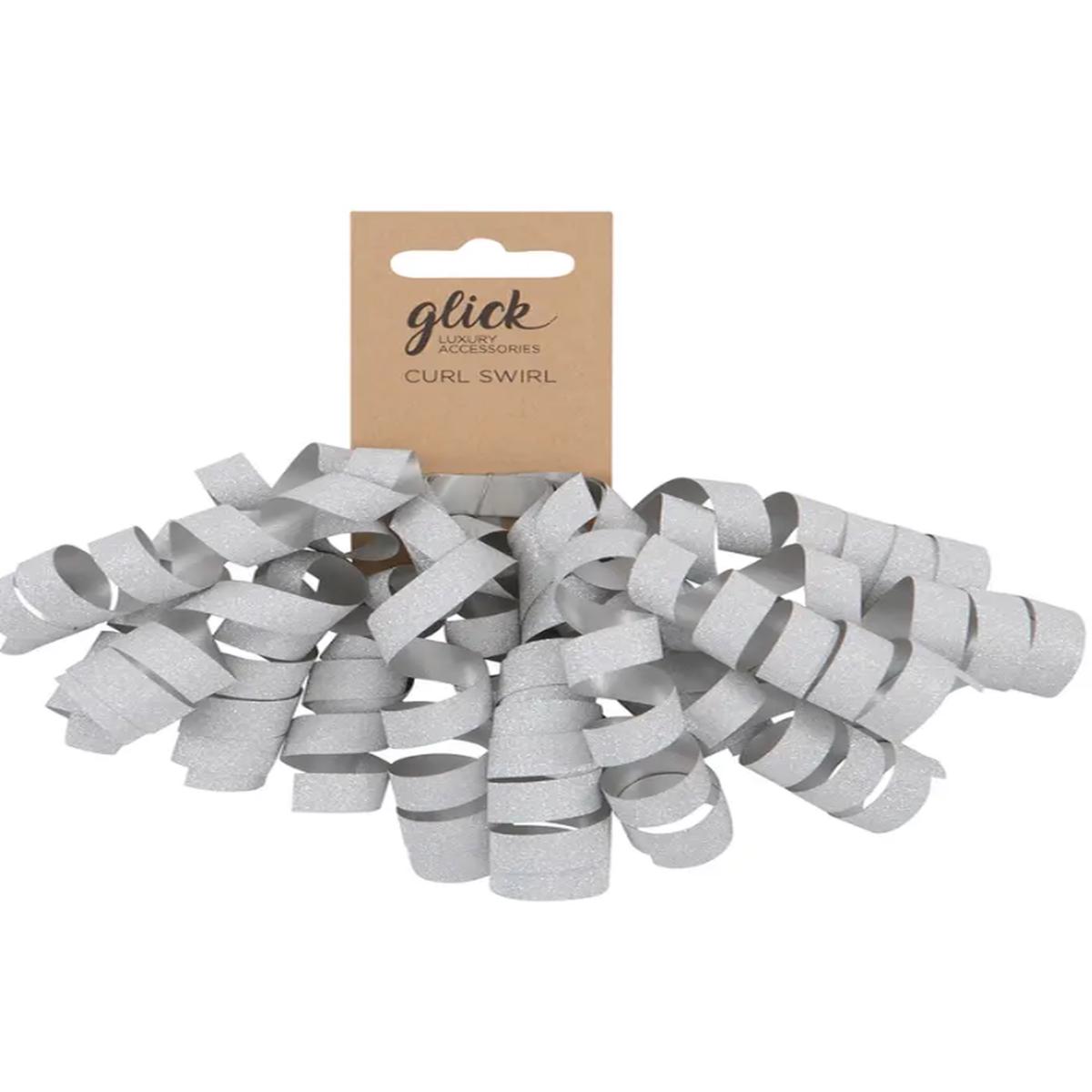 Curly Silver Ribbon