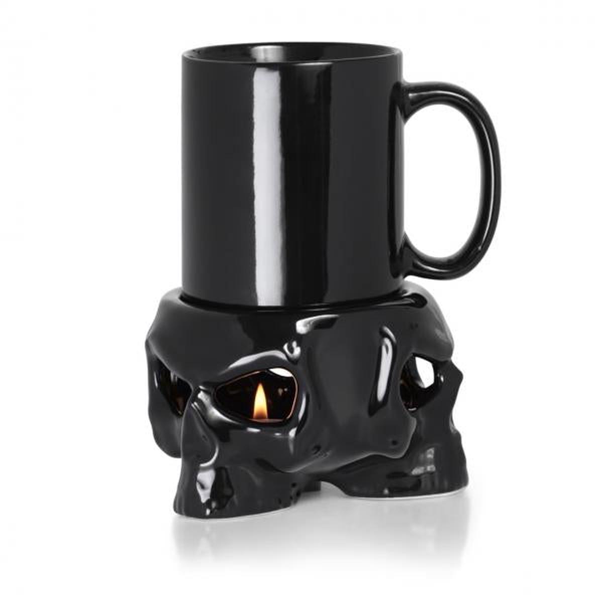 Skull Mug Warmer - Black