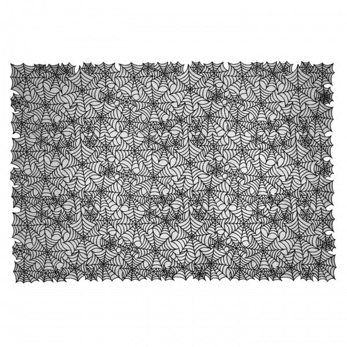 Spider Web Table Cloth 60X90 - Black