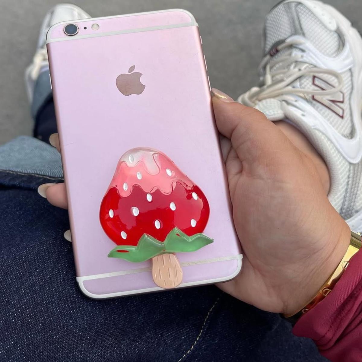 Fruit Popsocket Red