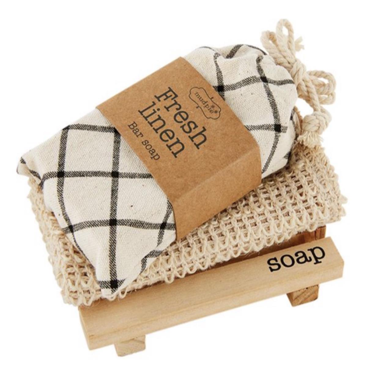 Soap Dish And Cloth Set