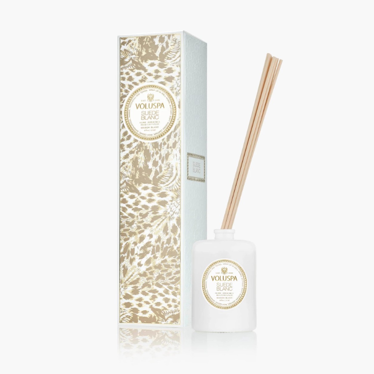 Suede Blanc Reed Diffuser
