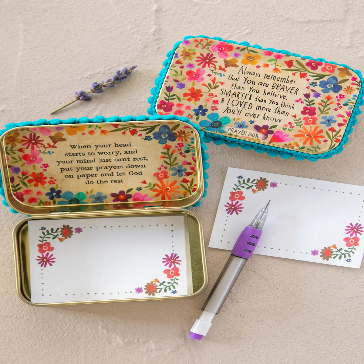 Always Remember Tin Prayer Box