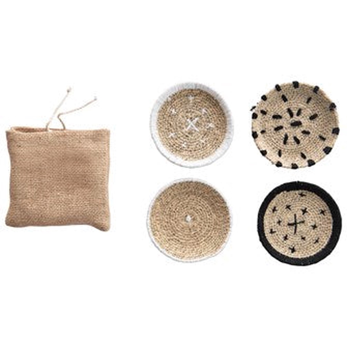 Round Seagrass Coasters