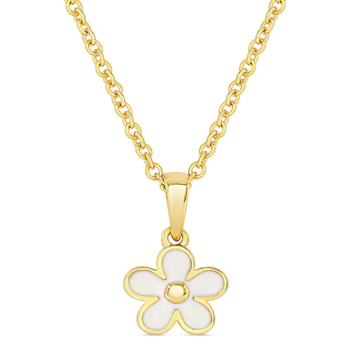 Flower Pendant (White)