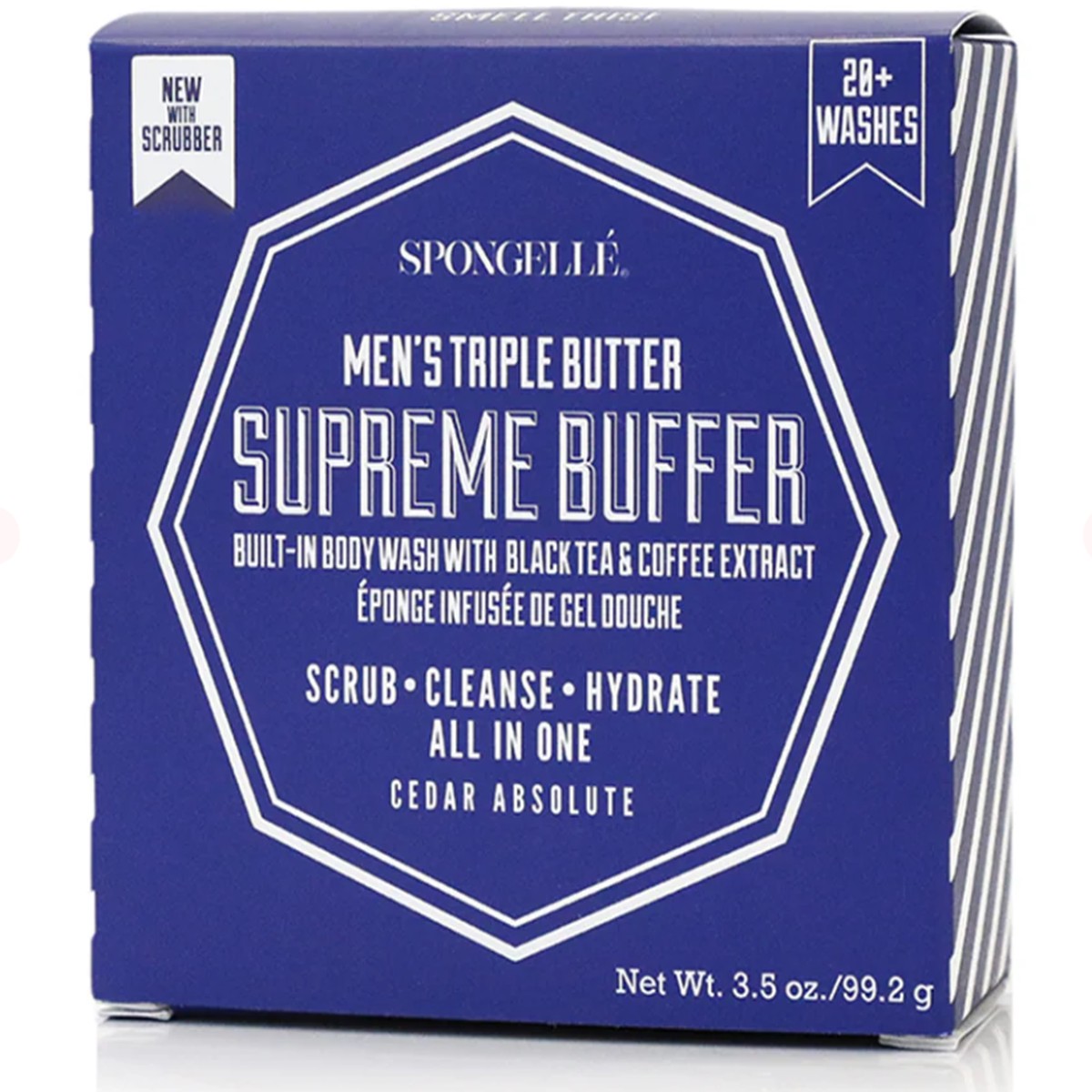MEN'S SUPREME BUFFER WITH BLACK SCRUBBER - CEDAR ABSOLUTE