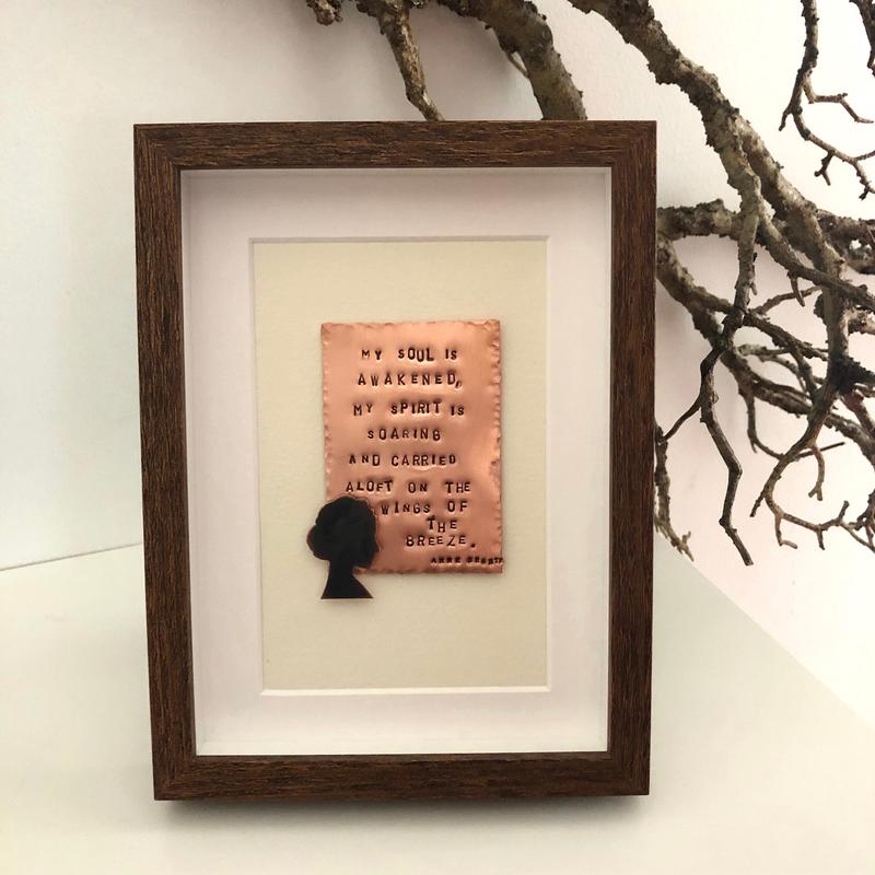 Bront quotation copper picture