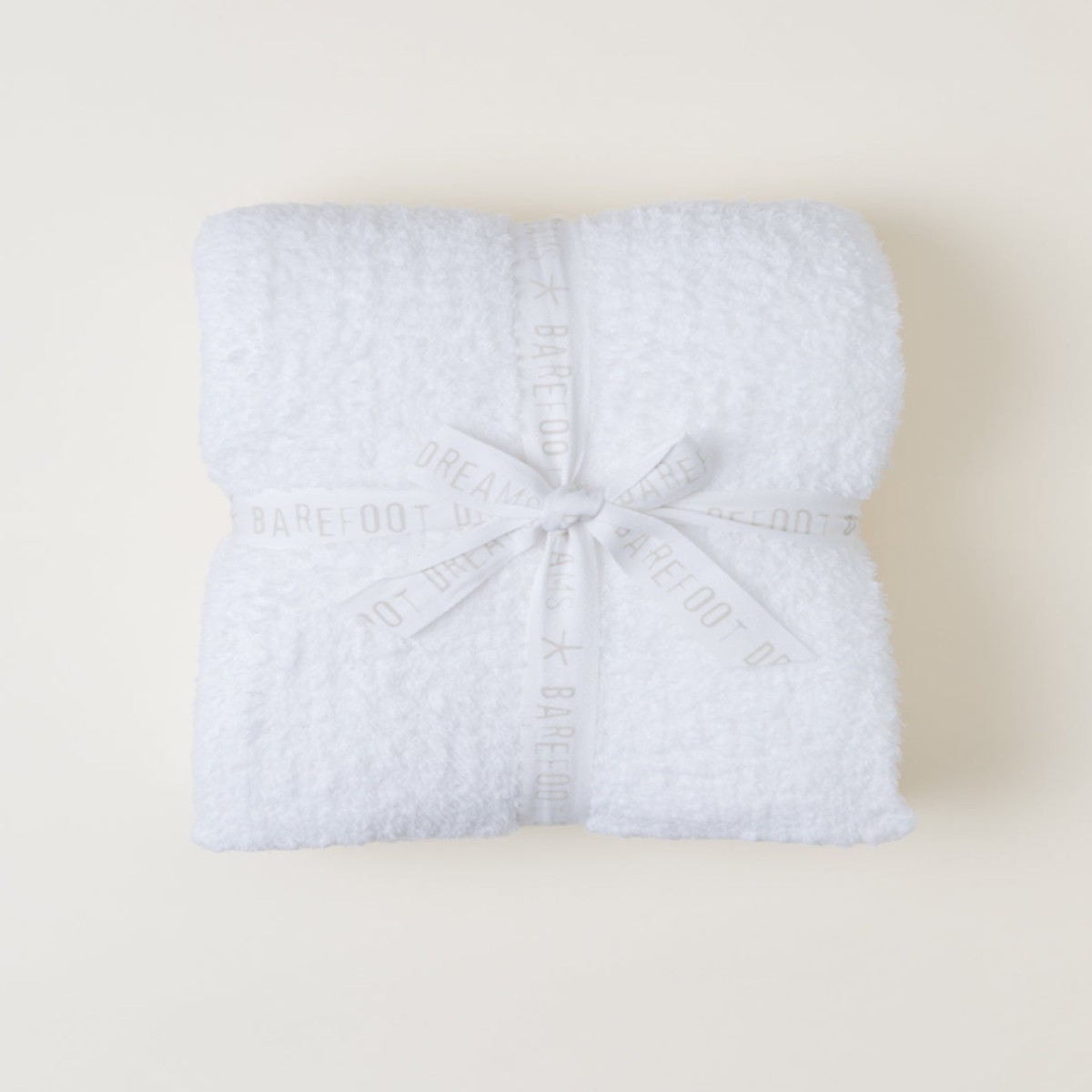 Cozychic Ribbed Throw - White