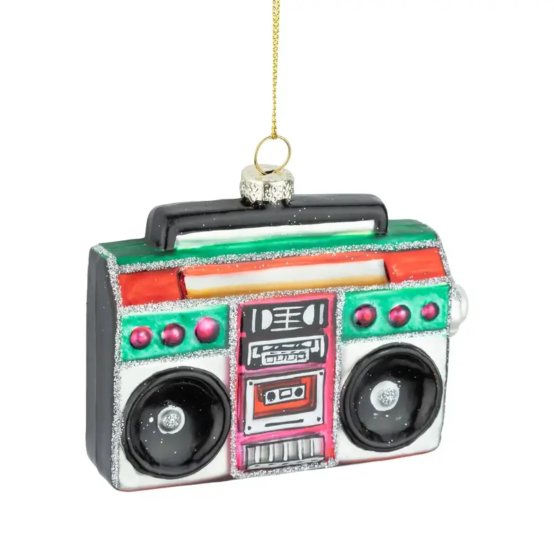 Boom Box Ornament