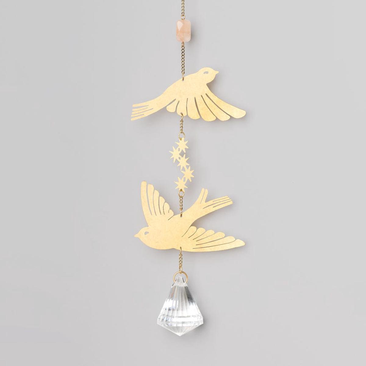 Bird & Sunstone Suncatcher