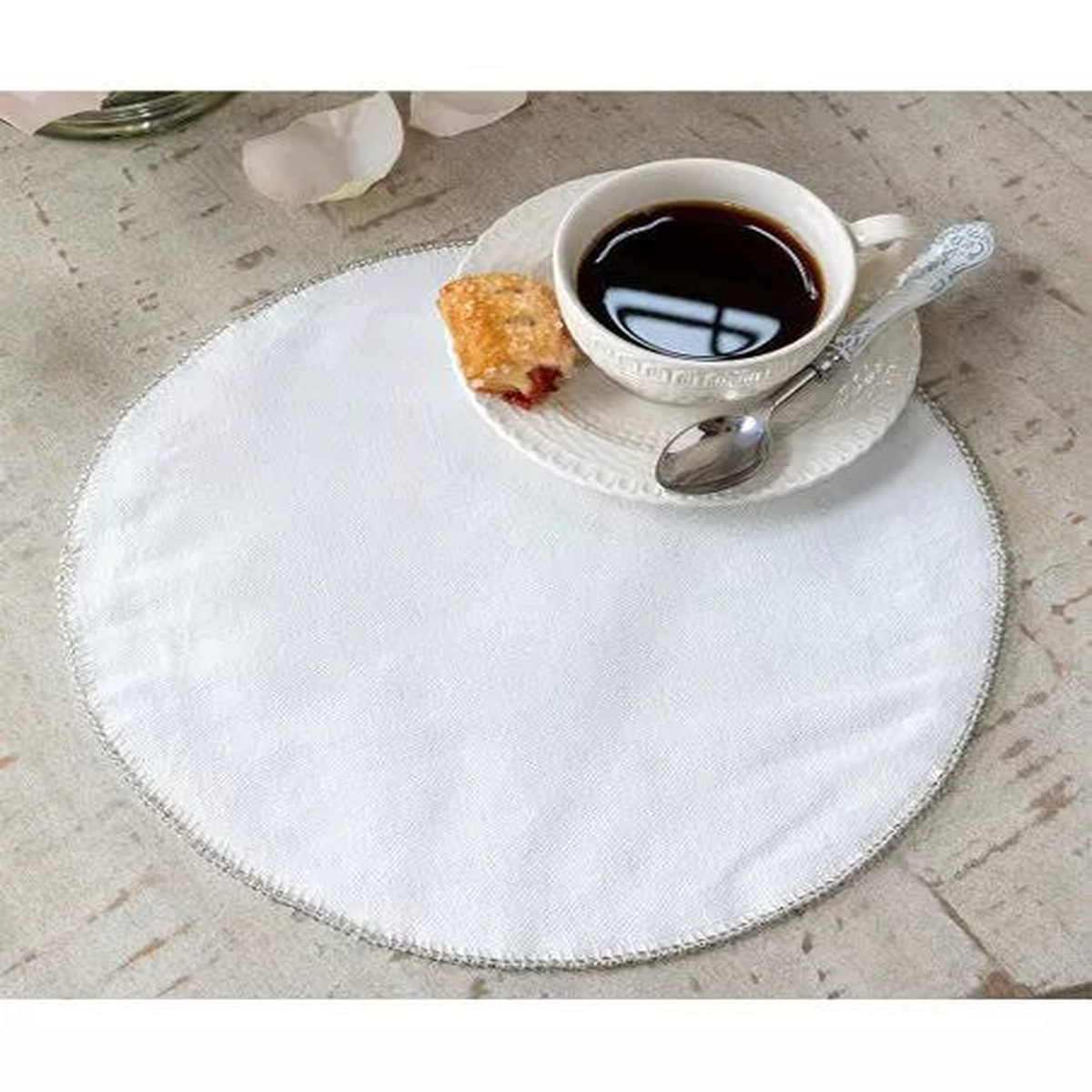 Beaded Canvas Placemats