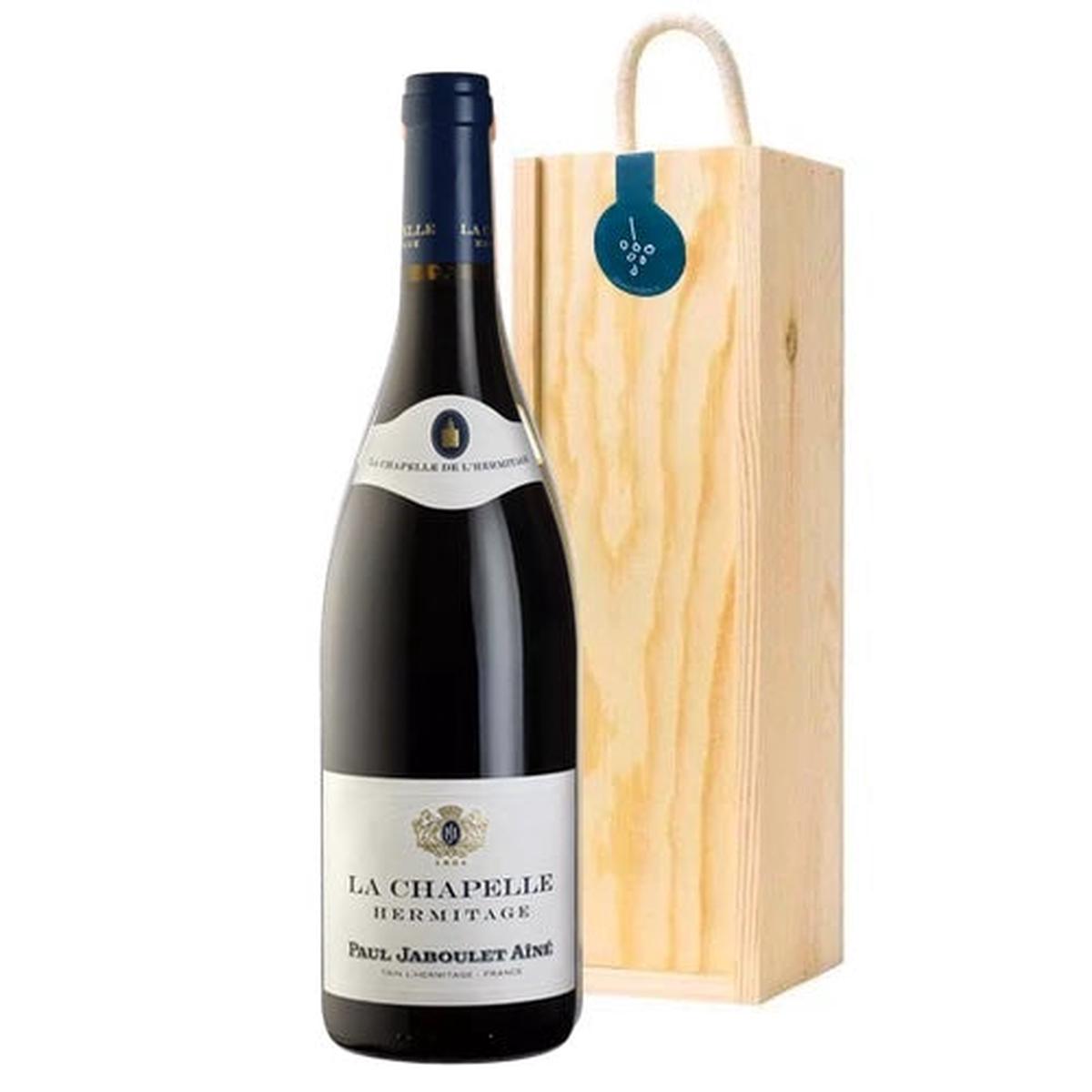 'La Chapelle' Hermitage Paul Jaboulet 2011 Single Bottle Wooden Gift Box