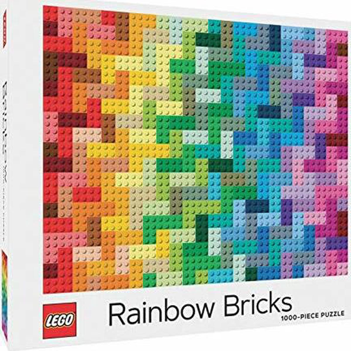 LEGO RAINBOW BRICKS 100 PC PUZZLE