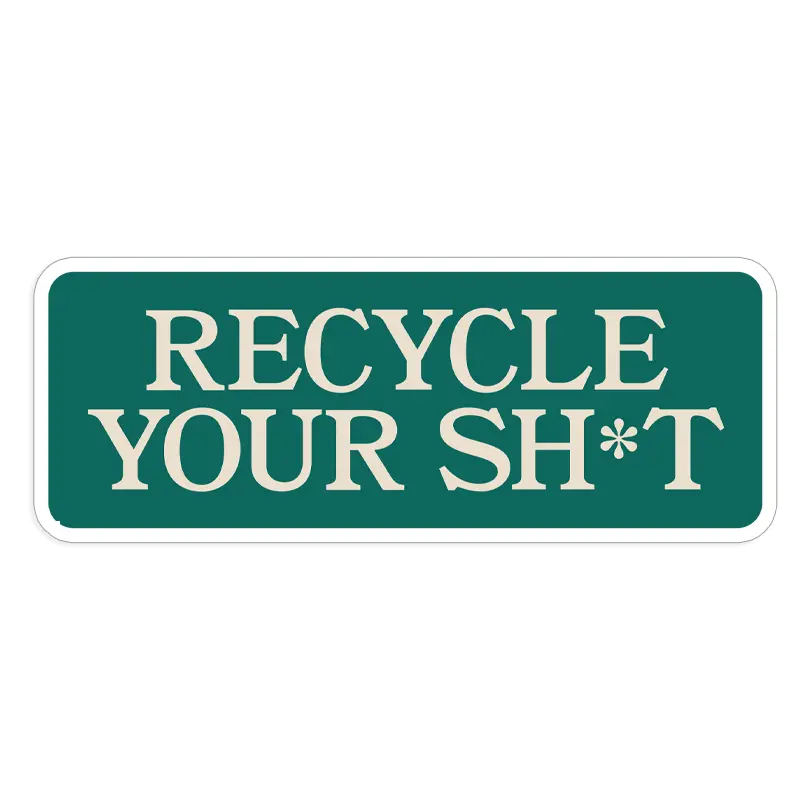 Recycle Sticker