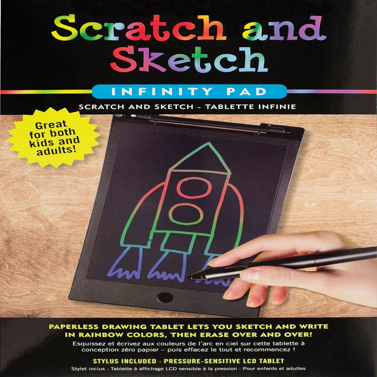 SCRATCH & SKETCH INFINITY PAD