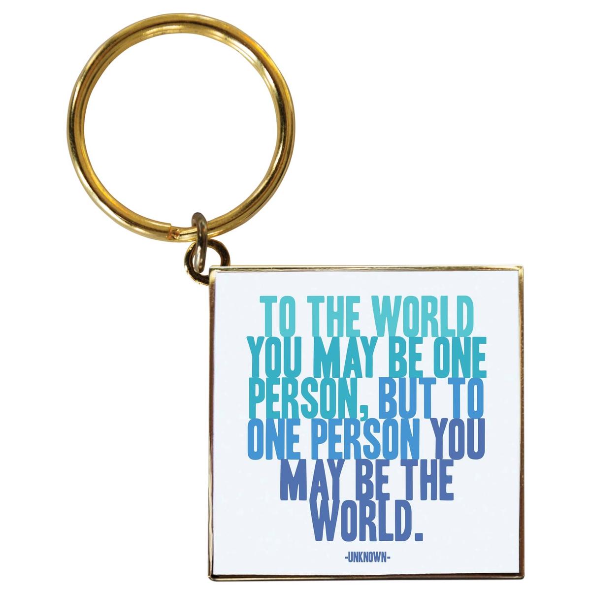"To The World" Keychain
