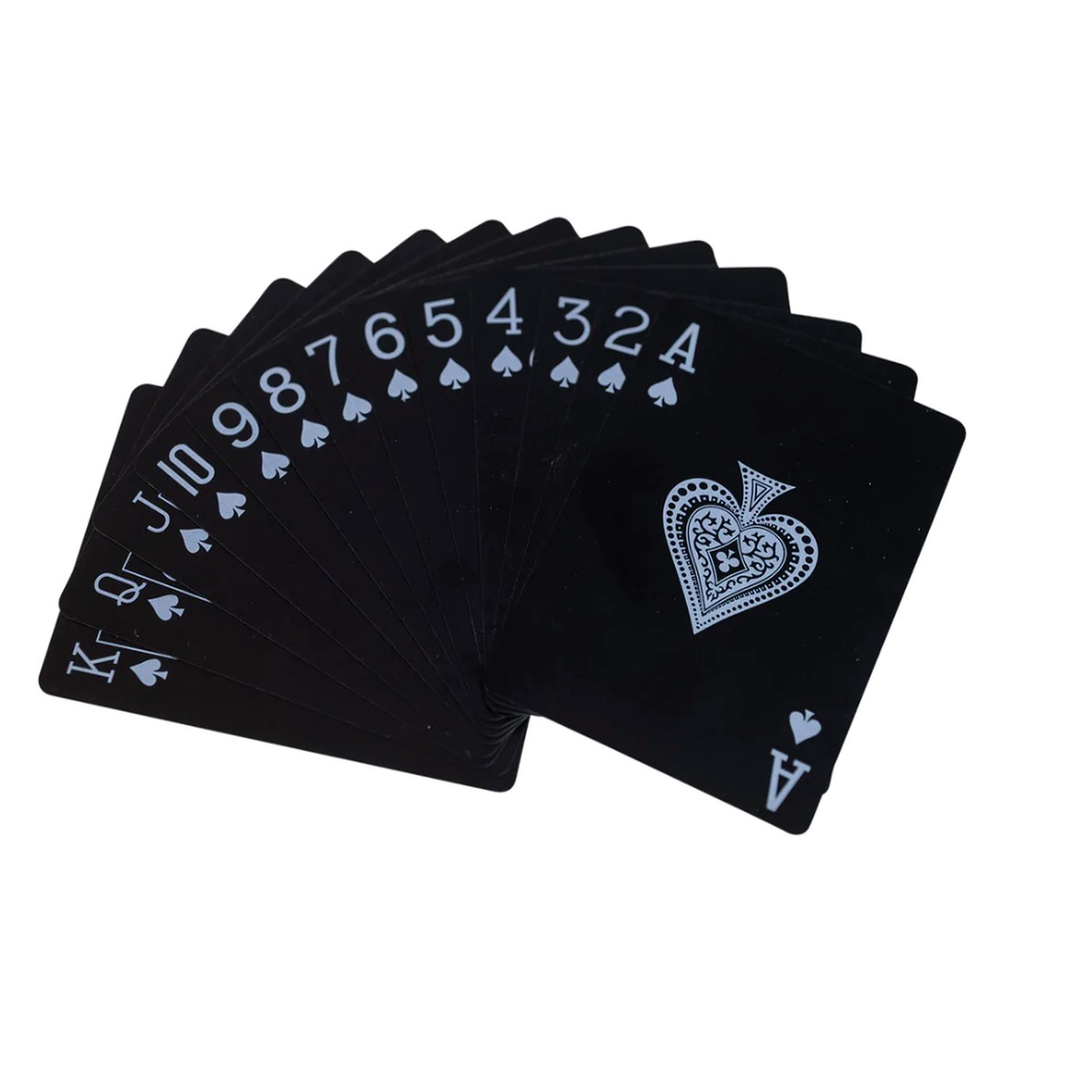 Waterproof Black Playing Cards