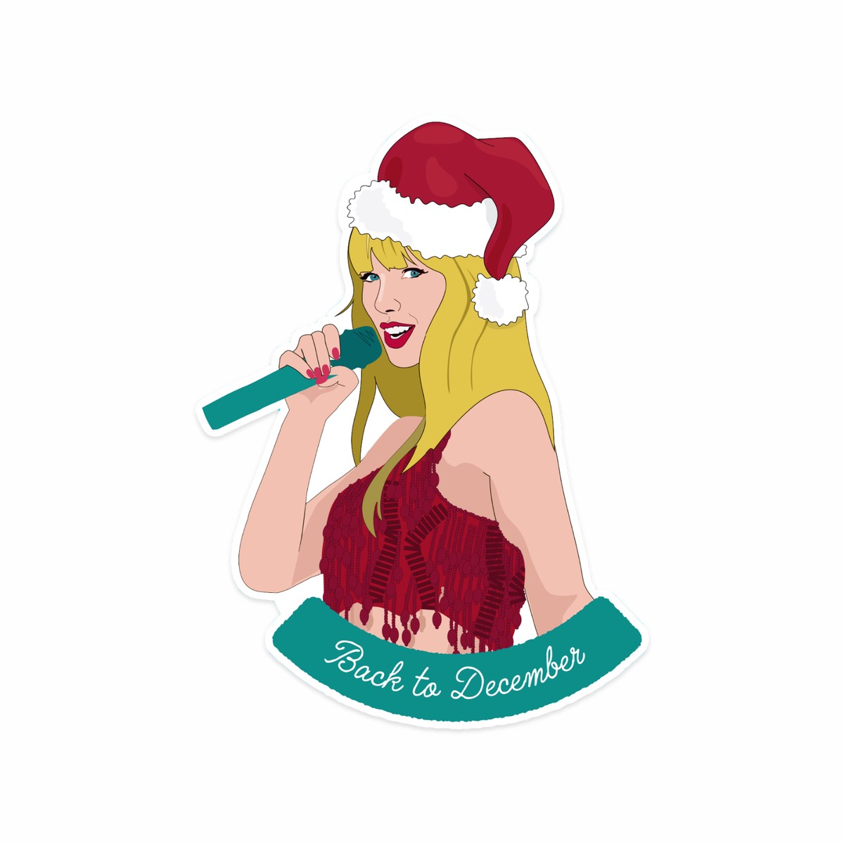 Back to December Sticker