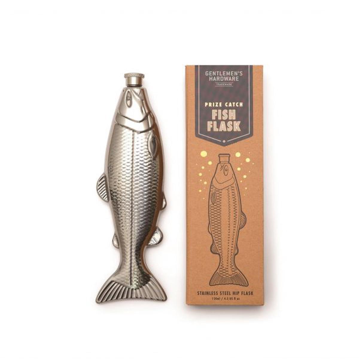 Gentlemens Hardware  Fish Hip Flask