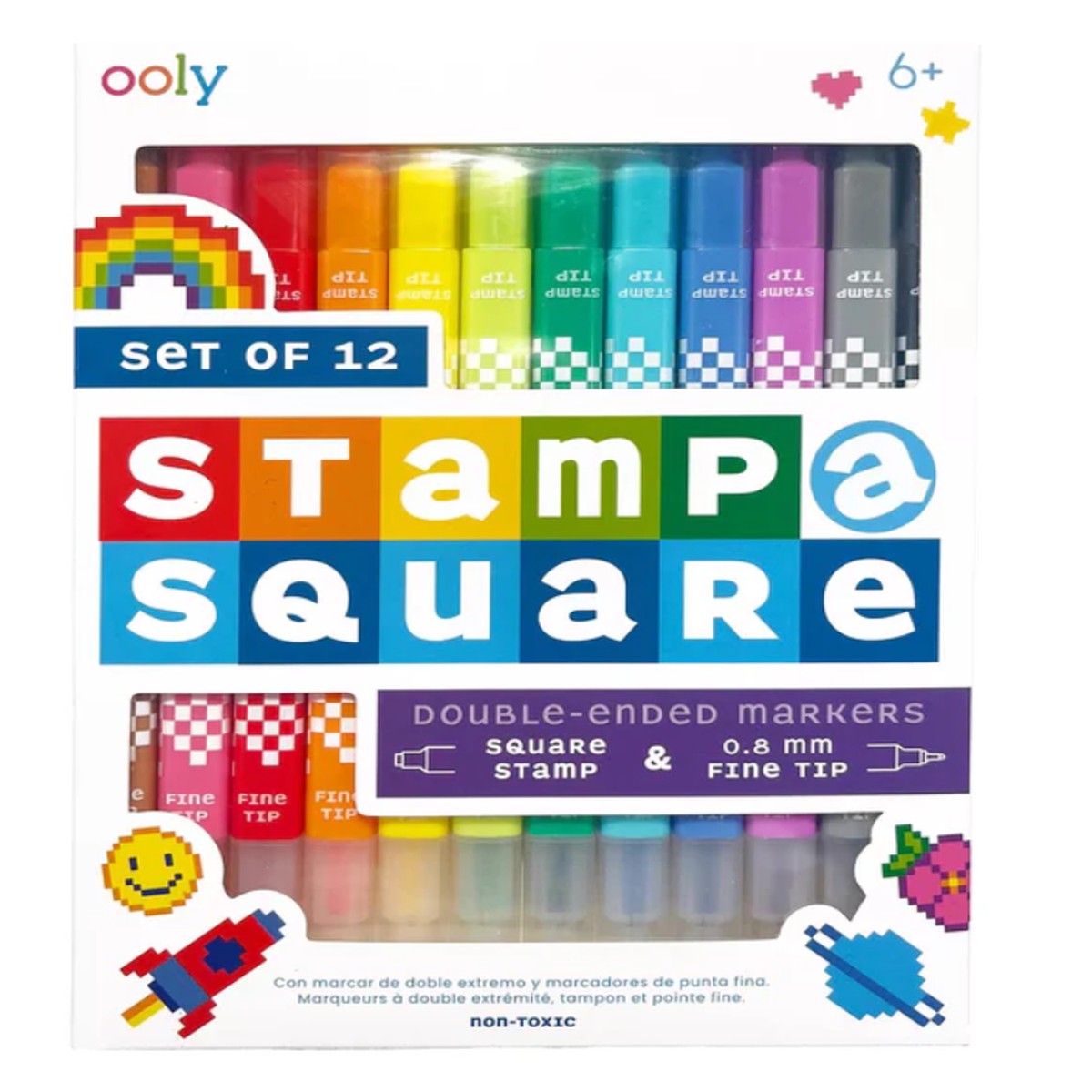 Stamp-A-Square: Double-Ended Markers