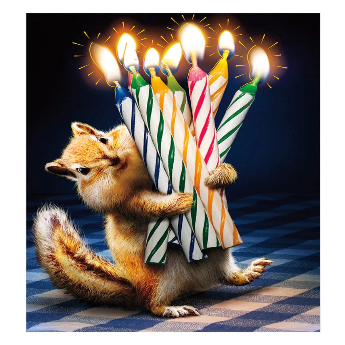 CHIPMUNK BIRTHDAY CANDLES