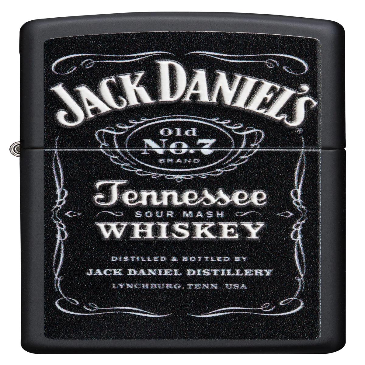 ZIPPO JACK DANIEL S BLACK MATTE