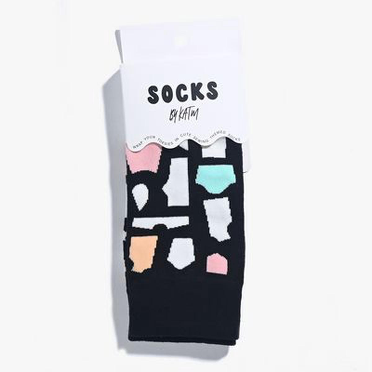 Sewing Pattern Pieces Socks