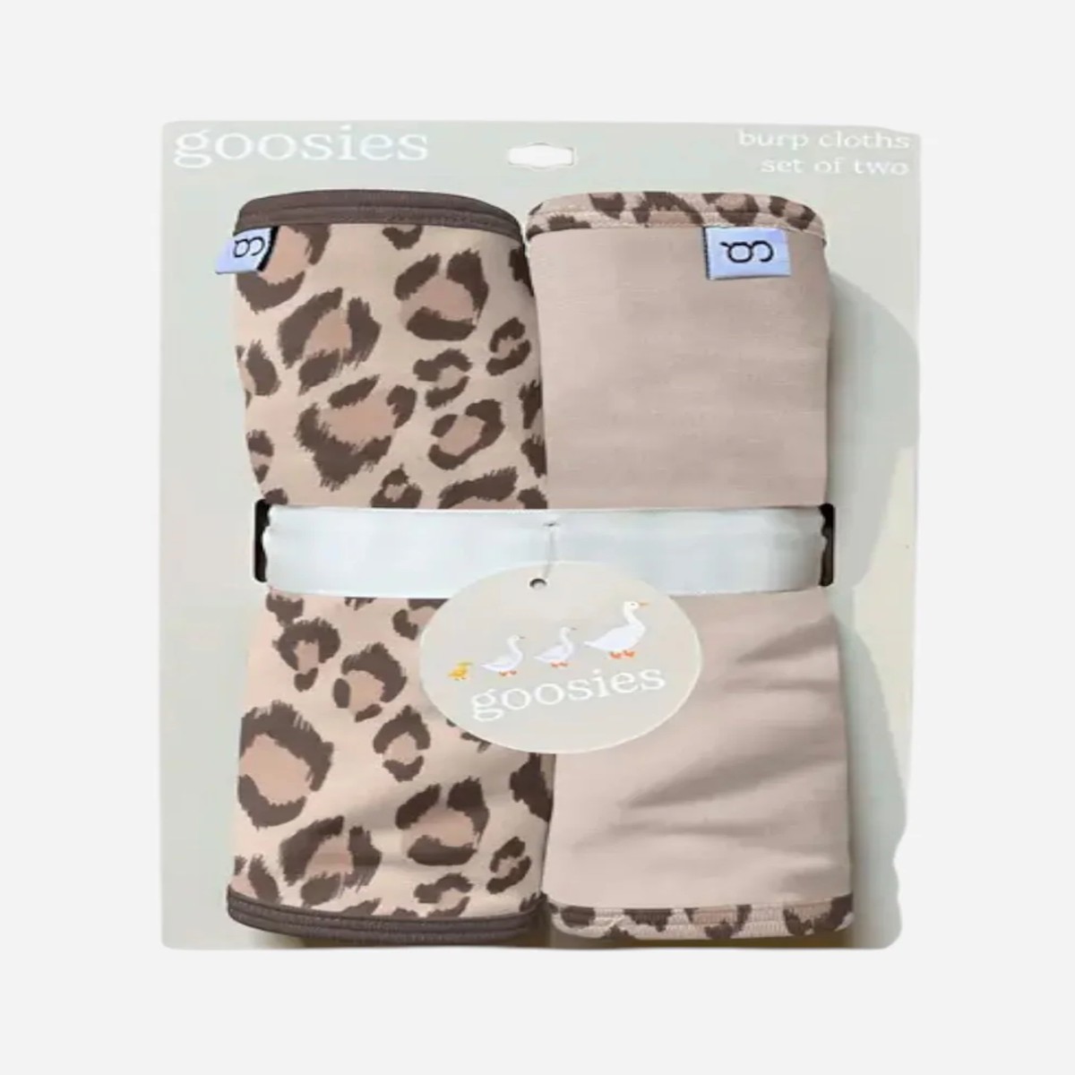 Burp Cloth Set - Classic Leopard