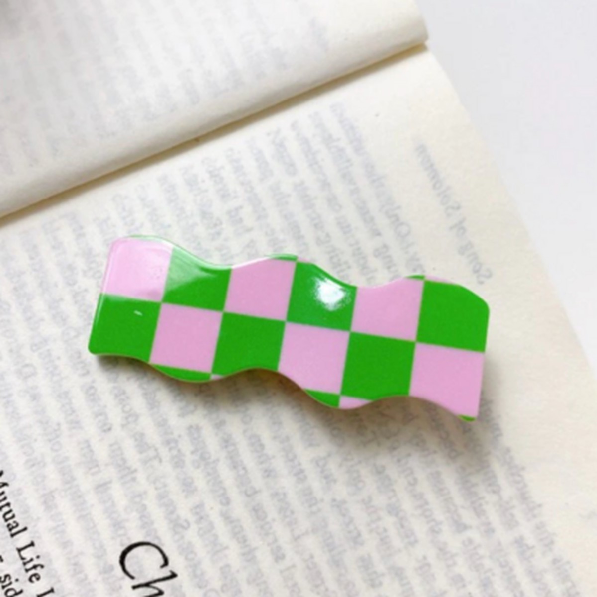 Checkered Barrette