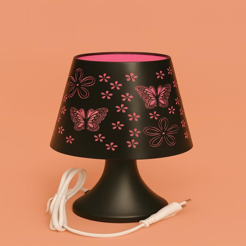 FlutterBloom Lamp Pink Table Lamp