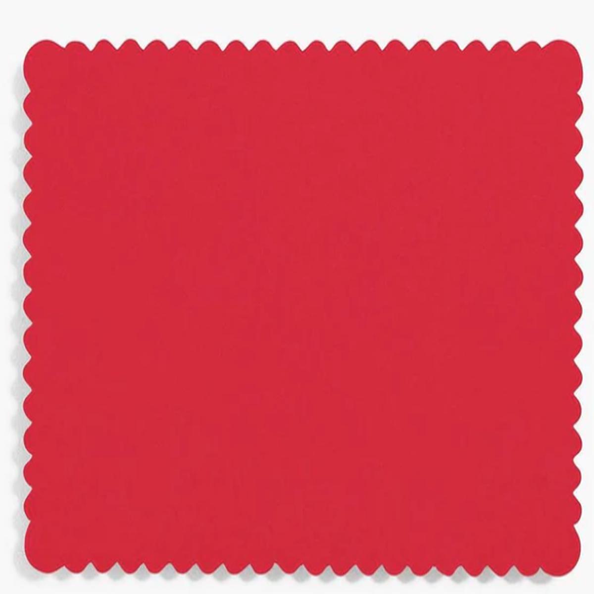 Paper Source - Red Scallop Card