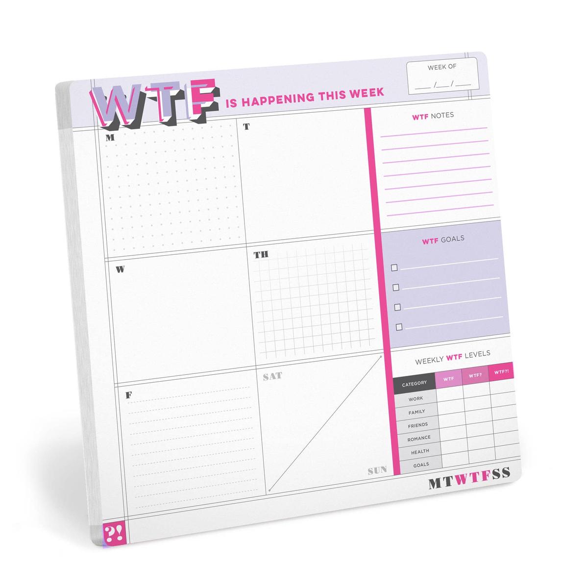 WTF Sticky Paper Mousepad