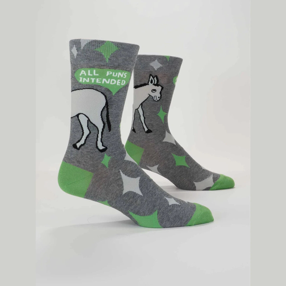 All Puns Intended M-Crew Socks