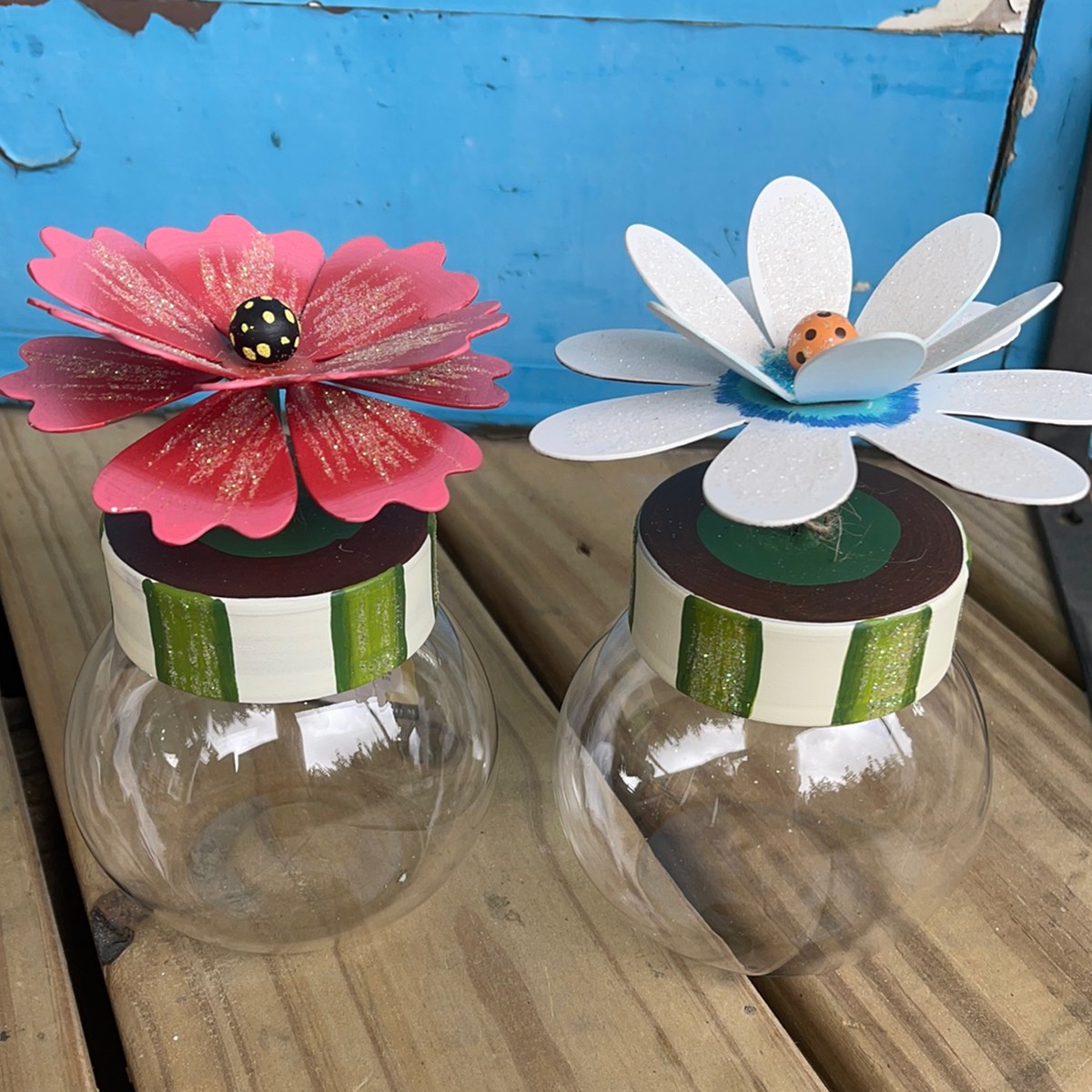 Fancy Flower Bubble Jar