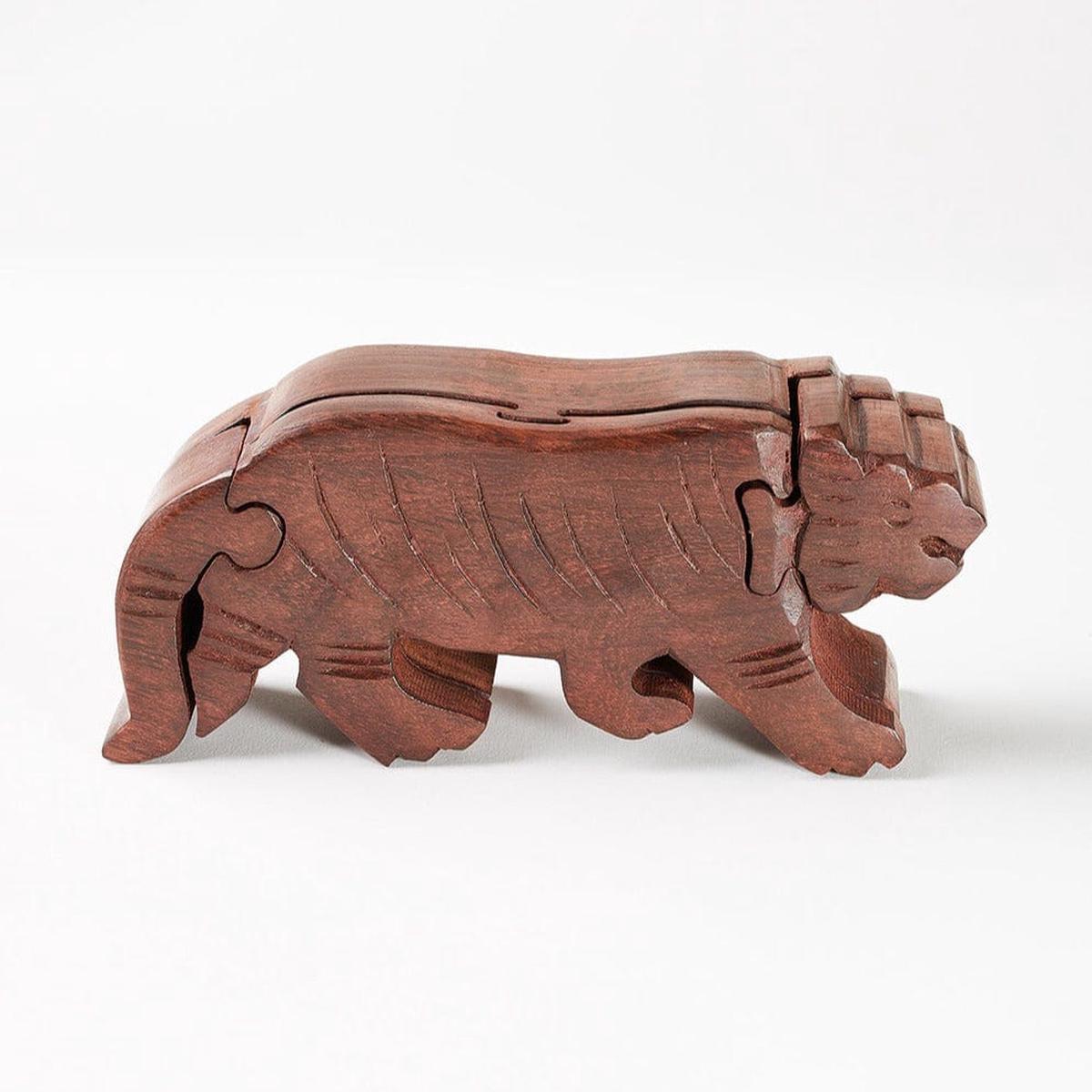 Tiger Puzzle Box