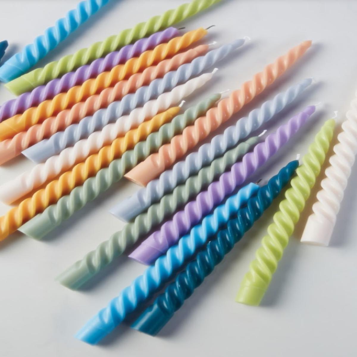 Twisted Taper Candles