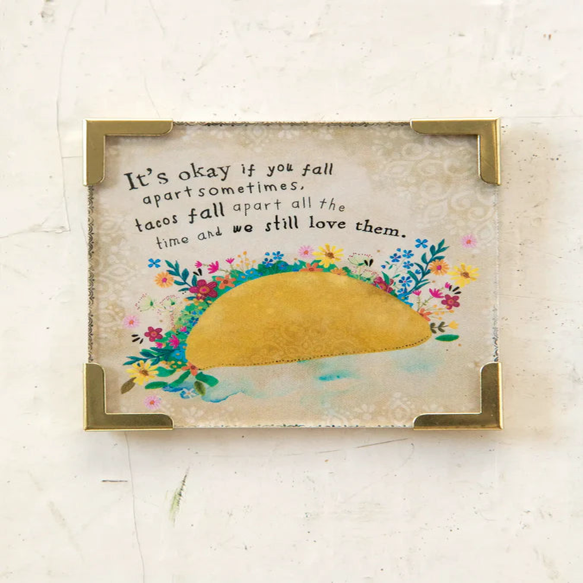 Okay To Fall ApartCorner Magnet
