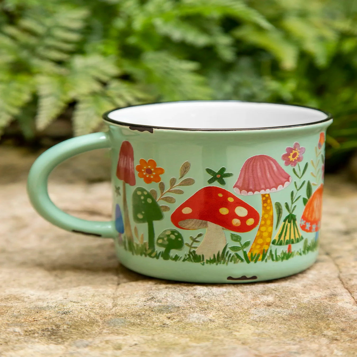Camp Coffee Mug Mushroom