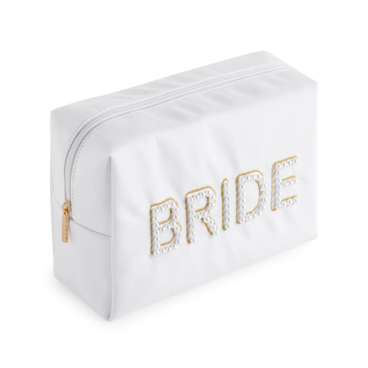 PEARL BRIDE LARGE ZIP POUCH