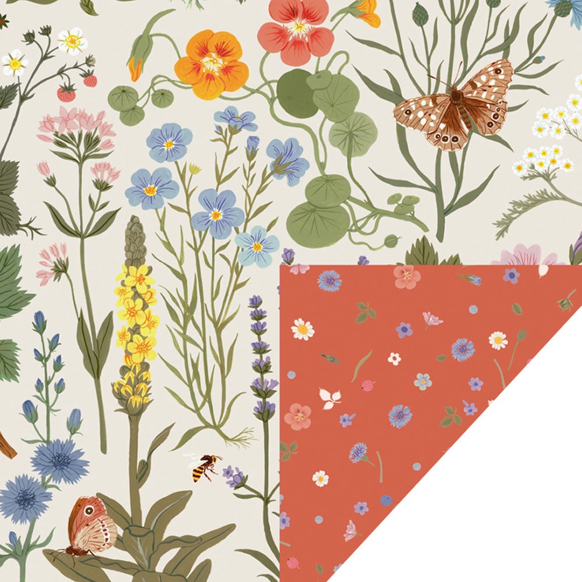 Botanist Double Sided Gift Wrap Sheet