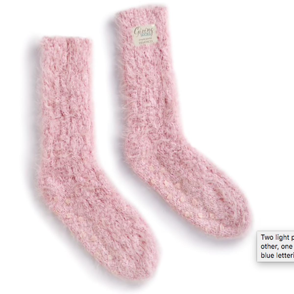 Pink Giving Socks