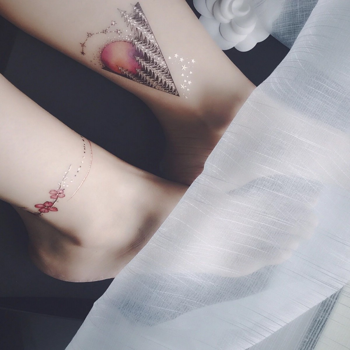 Triangles Temporary Tattoos Stickers