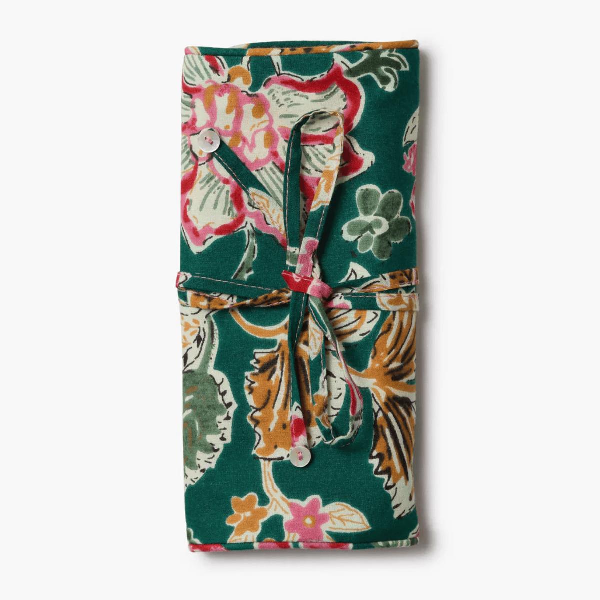 Forest Jewelry Roll Up Case