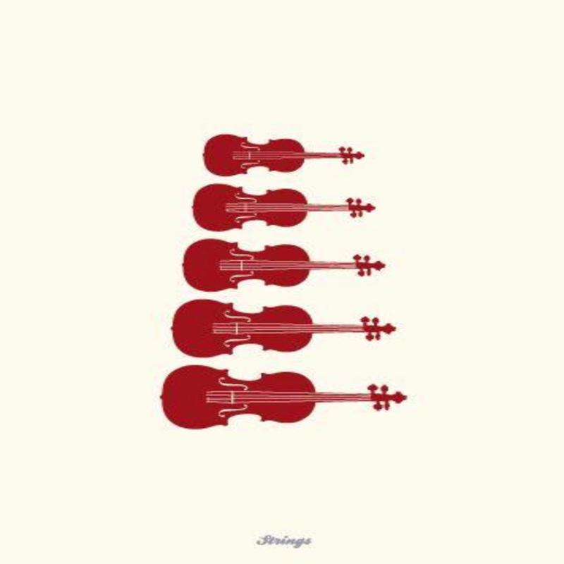 Greetings Card Vintage String Design