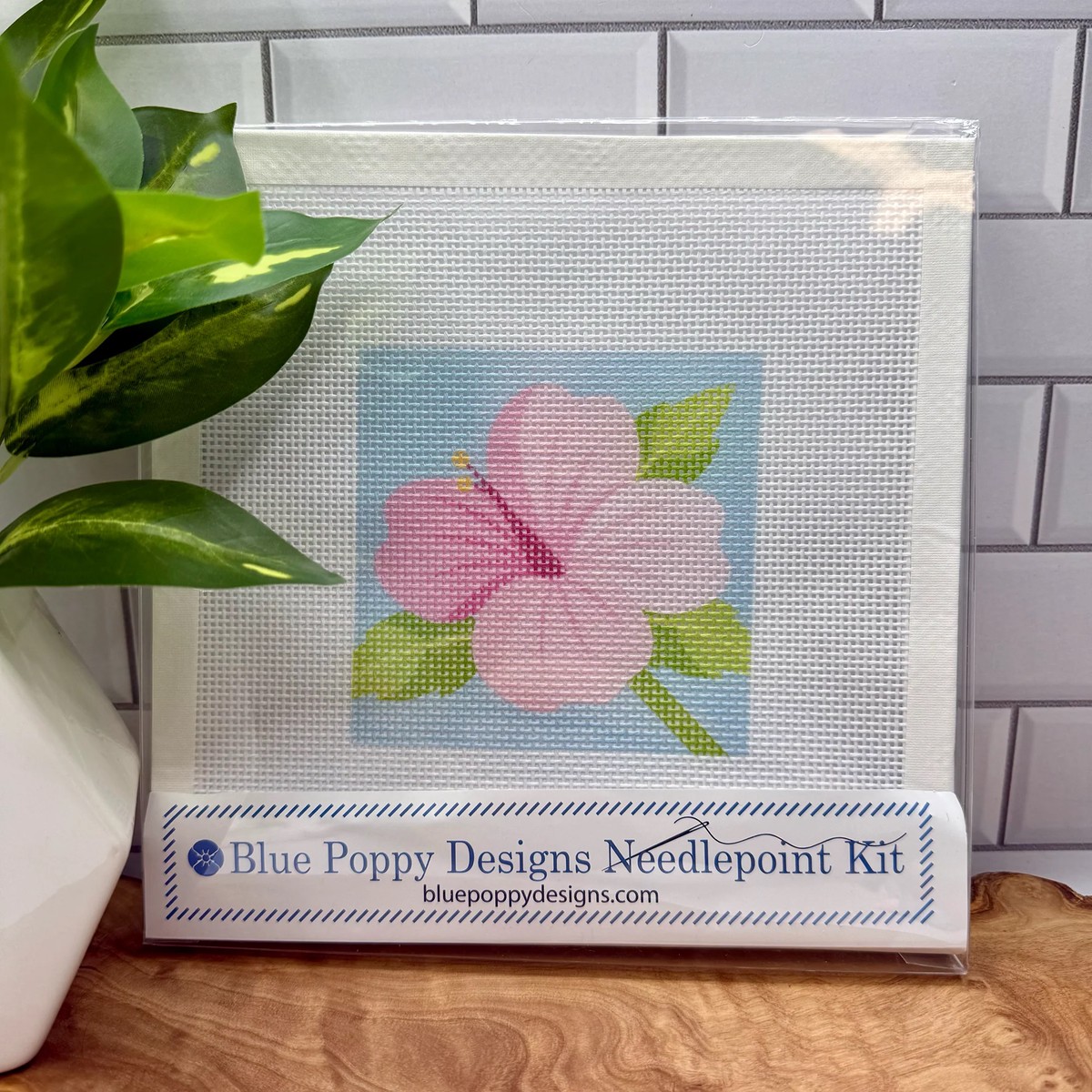 Hibiscus Flower Needlepoint Kit