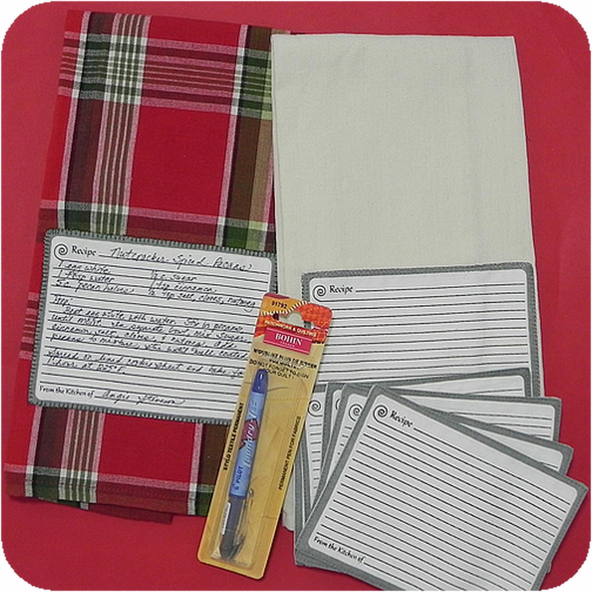 Recipe Patch Towel Kit
