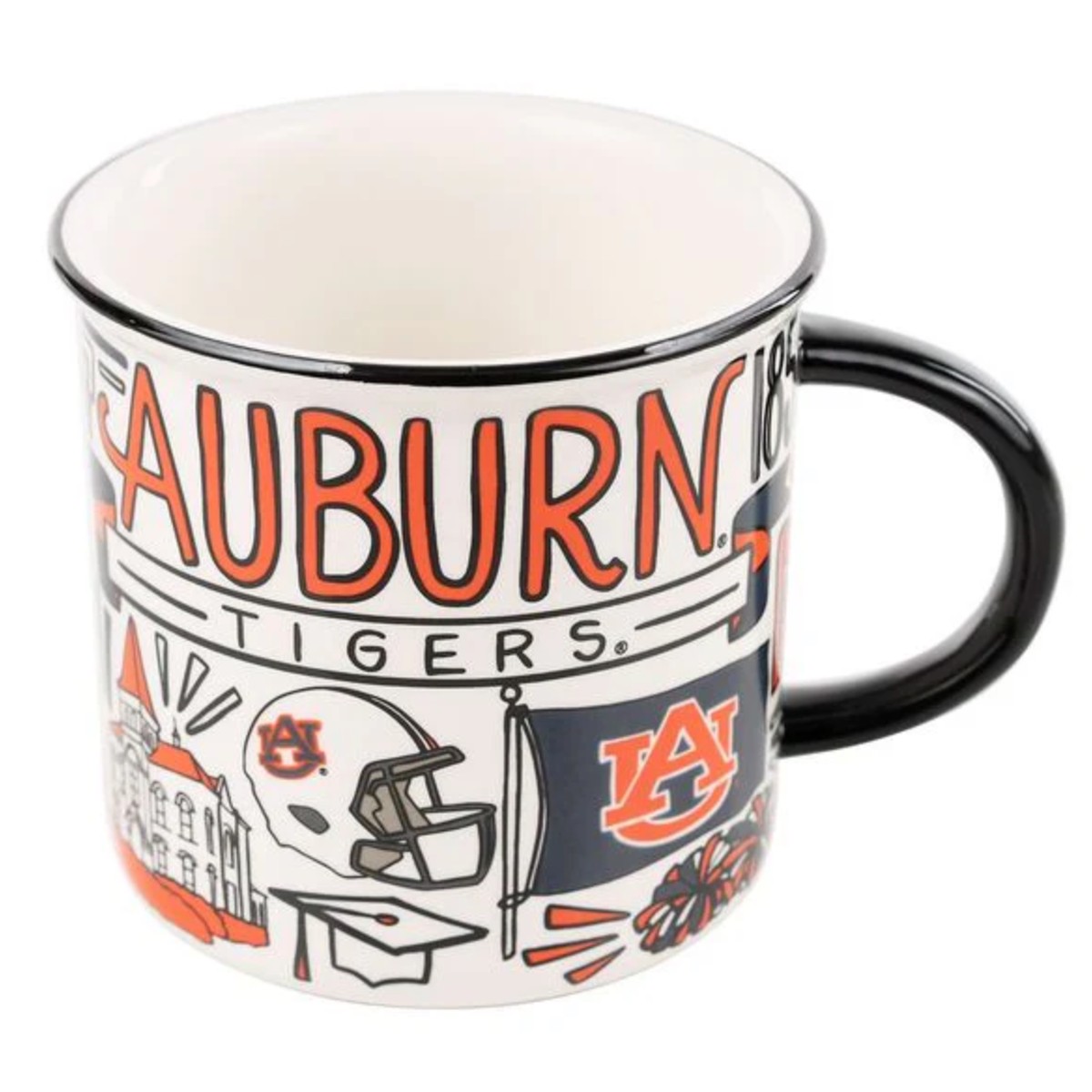 Auburn Collage Campfire Mug