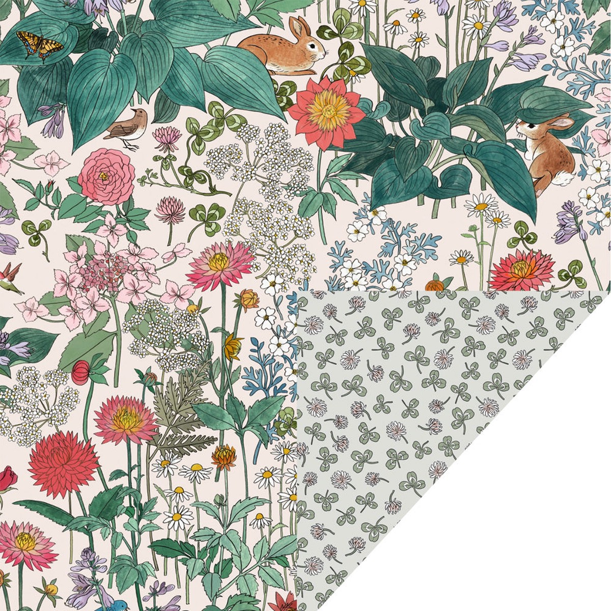 Clover Double Sided Gift Wrap Sheet